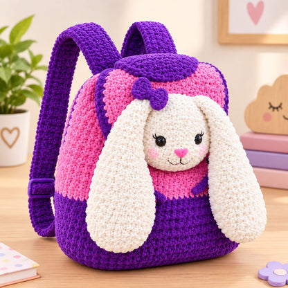 Crochet Animal Backpack Pattern – 3 Adorable Dragon, Bunny & Frog Bag Designs PDF - Ma boutique 3Ma boutique 3Ma boutique 3Crochet Animal Backpack Pattern – 3 Adorable Dragon, Bunny & Frog Bag Designs PDF